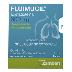 Fluimucil 600mg 16 Comprimidos Efervescentes