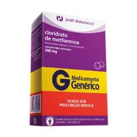 Cloridrato De Metformina 500mg Com 30 Comprimidos Prati