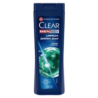 Shampoo Clear 200ml Men 2x1 Limpeza Diaria