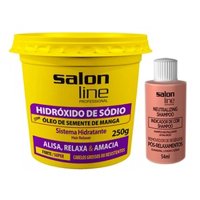 Relaxante Salon Line Hidróxido De Sódio Manga Super 250gr