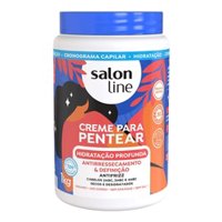 Salon Line Creme De Pentear 1kg ReduÇÃo De Volume HidrataÇÃo Profunda