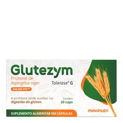 Glutezym Protease 348.000 Ppi 20 Capsulas