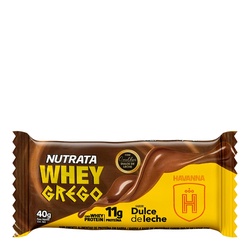 Barra Nutrata Proteica Havnna Whey Grego 40g Doce De Leite