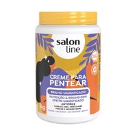 Salon Line Creme De Pentear 1l Brilho Umidificado