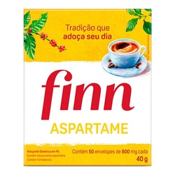 Finn AdoÇante Aspartame Em PÓ Com 50 Envelopes