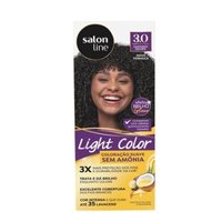 Tintura Salon Line Light Color 3.0 Castanho Escuro