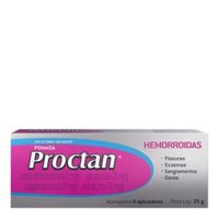 Creme Para Tratamento De Hemorroidas Proctan 25g 6 Aplicadores