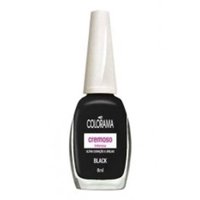 Esmalte Cremoso Black 8ml Colorama