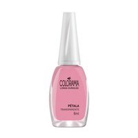 Esmalte Natural Transparente Petala 8ml Colorama