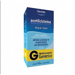 Acetilcisteina 40mg Adulto 120ml Xarope Geolab