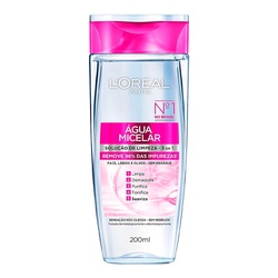 Água Micelar Loreal Paris Solução De Limpeza 5 Em 1 200ml