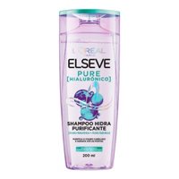 Shampoo Elseve 200ml Pure Hialuronico