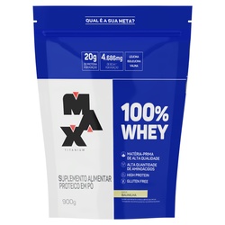 Suplemento Alimentar Max Titanium 100% Whey Refil Baunilha 900g