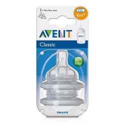 Bico De Mamadeira Anti CÓlica Avent Philips N4 2 Unidades