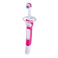 Escova De Dente Para BebÊs Mam Training Brush Rosa Com 1 Unidade